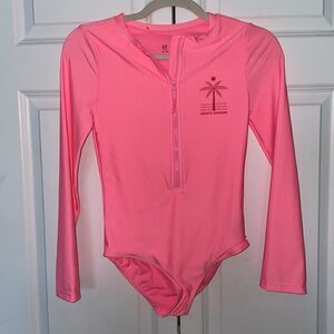 GAP kids hot pink one piece bathing suit